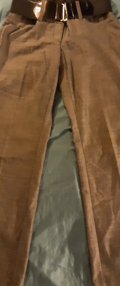 Maurice's Gray dresspants w/blk belt S 1/2